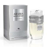 Men Arabia Silver Vetiver Eau de Parfum by Le Chameau, Emper. 3.4 fl. oz.