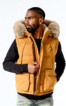 Men JORDAN CRAIG Yukon Fur Puffer Vest