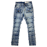 Kids FWRD DENIM CO. Patchwork True Stacked Denim Jeans