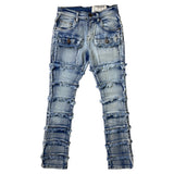 Kids FWRD DENIM CO. Patchwork True Stacked Denim Jeans