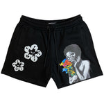 Men ROKU STUDIO Flower Fleece Shorts