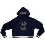 Women PRO STANDARD New York Yankees Crop Hoodie