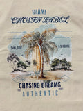 Men CHOSIN LABEL Palm Horizon Oversize T-Shirt