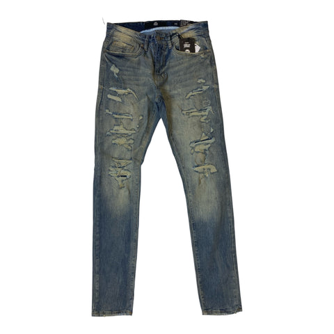 Men JORDAN CRAIG Sean Fit Shreds Denim Jean