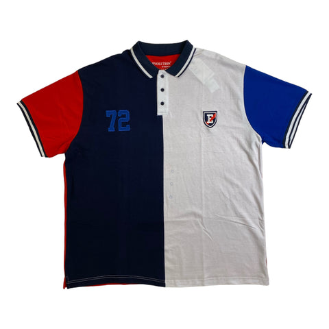 Big Men EVOLUTION Cut & Sew Polo Shirts