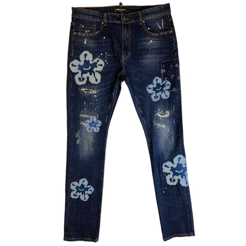 Men ROKU STUDIO Flower Denim Jean