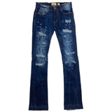 Men FWRD DENIM CO. Worn Down Stacked DENIM Jeans