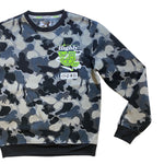 Men UNDRTD Highy Camo Crewneck Sweater