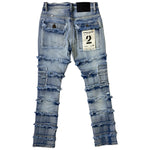 Kids FWRD DENIM CO. Patchwork True Stacked Denim Jeans