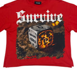 Men KINDRED Oversize Survivor Crop Tee