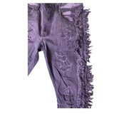 Men SMOKE RISE Flare Shreds Fit Stacked Jeans