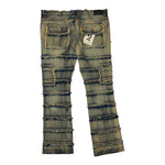 Big Men FWRD Denim & Co. Patchwork True Stacked Denim Jean