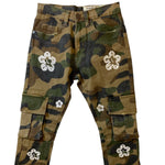 Kids FWRD DENIM CO. Camo Flower Stacked Twill Pants