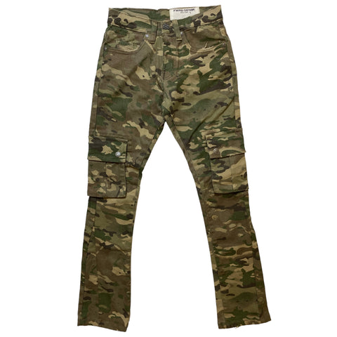 Kids FWRD DENIM & CO. Stacked Camo Twill Pants