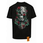 Men FORGOTTEN FACES Roses Oversized T-shirt