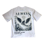 Men DENIMICITY Always Flying High Stoned Out Oversize T-Shirt