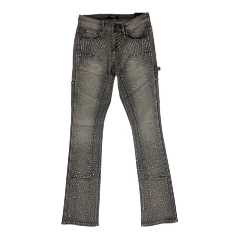 Men KINDRED Utility Rhinestone Stacked Jeans