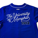 Men PRO STANDARD Memphis Tigers Football  Button Up Jersey Shirt