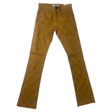 Men LIQUID CRYSTAL Diamond Crystal Shape Super Skinny Stacked With Rhinestone