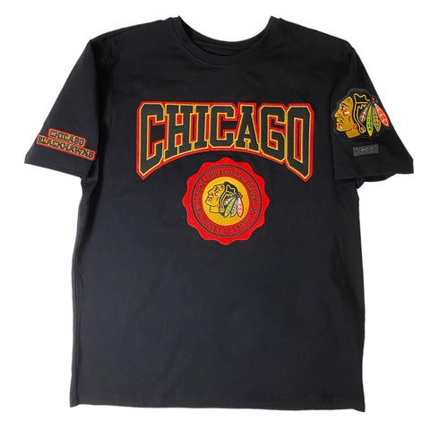 Men PRO STANDARD Chicago Black Hawks Logo Pro Team Shirt