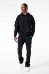 Men JORDAN CRAIG Uptown Stacked Sweatpants Black