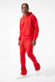 Men JORDAN CRAIG Uptown Stacked Sweatpants Red