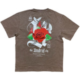 Men UNDRTD Washed Roses T-shirt