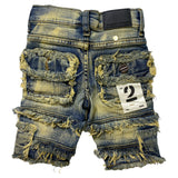 Little Kids FWRD DENIM & CO. Patchwork Denim Shorts