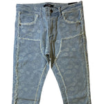 Men KINDRED Jacquard Pattern Stacked Pants