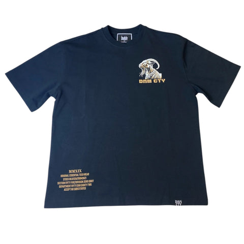 Men DENIMICITY Goatest Of All Stoned Oversize T-Shirt