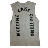 Men WEDDING CAKE Rhinestone Tank Top