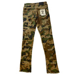 Men FWRD DENIM & CO. Digital Camo Stacked Denim Jeans