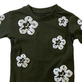 Little Kid's FWRD Denim & Co. Flower S/SLV T-Shirt