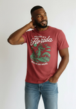 Men CHOSIN LABEL Florida Surf Gator T-shirt