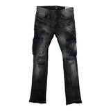 Men JORDAN CRAIG Cargo Pocket Stacked Jeans