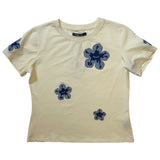 Women ROKU STUDIO Flower Crop Top Shirt