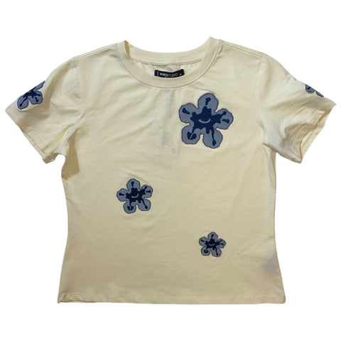 Women ROKU STUDIO Flower Crop Top Shirt