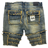 Big Men FWRD DENIM & CO Patchwork Denim Shorts