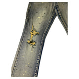 Men DENIMICITY Rip N Repair Denim Stacked Jeans