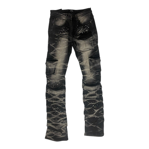 Men KINDRED Denim Stacked Rhinestone Jeans