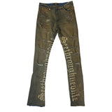 Men GFTD LA Flare Shreds Fit Stacked Jeans
