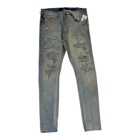 Men JORDAN CRAIG Sean Fit Shreds Denim Jean