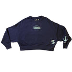 Women PRO STANDARD Seattle Kraken Crop Crewneck Sweater