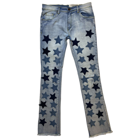 Kids FWRD DENIM & CO. Stacked Starry Denim Jeans