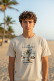 Men CHOSIN LABEL Palm Horizon Oversize T-Shirt