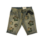 Men FWRD DENIM & CO. Flower Denim Short