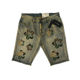 Men FWRD DENIM & CO. Flower Denim Short