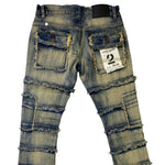 Men FWRD DENIM CO. Patchwork True Stacked Denim Jeans