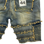 Big Men FWRD DENIM & CO Patchwork Denim Shorts