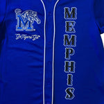 Men PRO STANDARD Memphis Tigers Football  Button Up Jersey Shirt